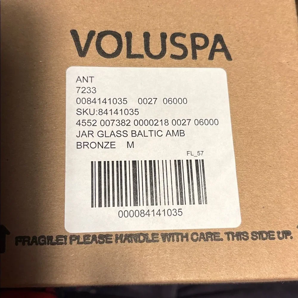 Anthropologie NIB Voluspa Japonica Baltic Amber Glass Jar Candle​ 16 Ounces - Picture 8 of 8